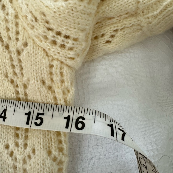 Astr yellow Women's Cardigan with Floral Buttons - Picture 7 of 7